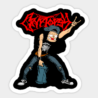 old school death metal Sticker